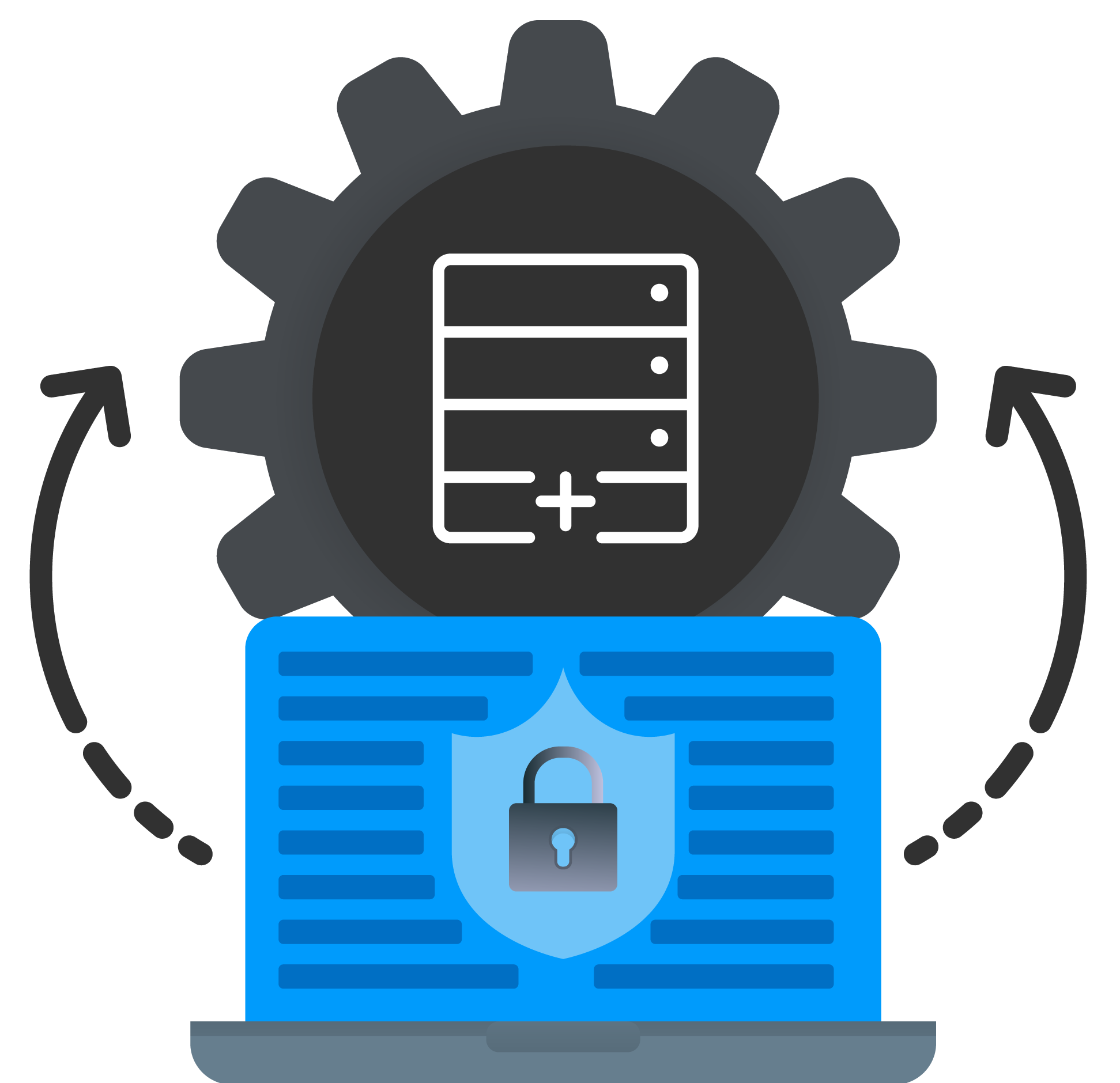 Illustration zu unserem Hosting Angebot