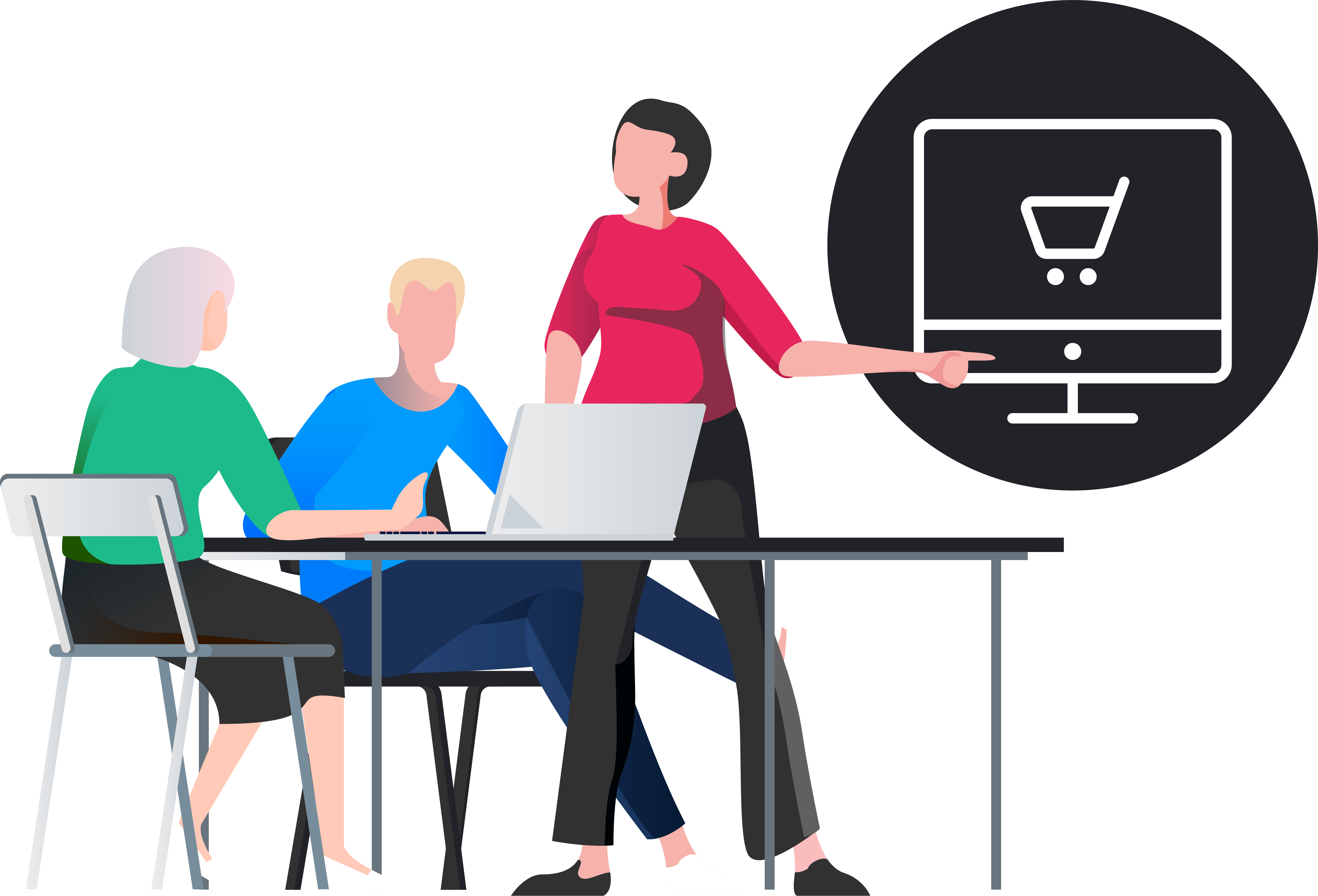 Illustration zum Thema Webseiten-Finanzierung