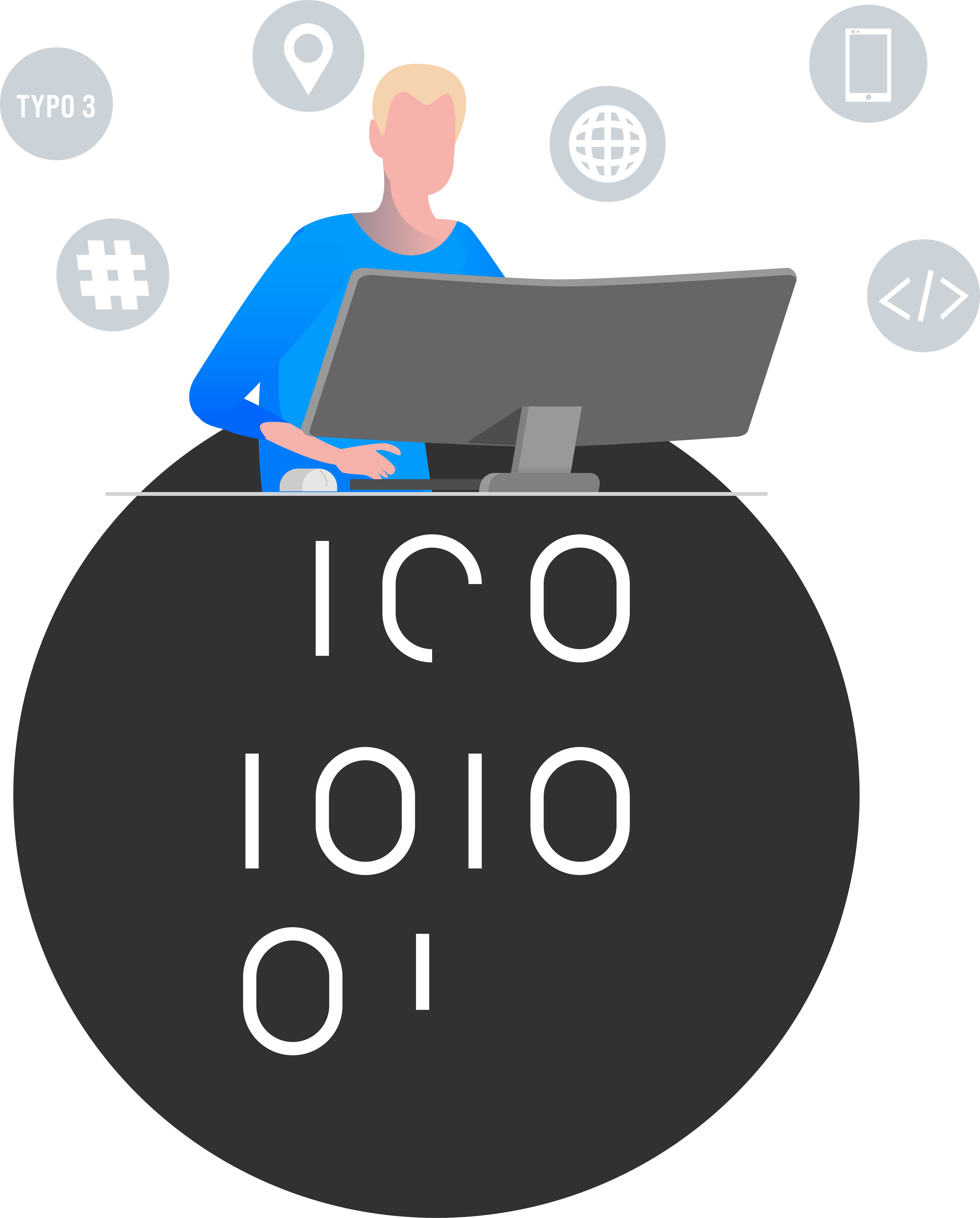 Illustration Content Management System TYPO3