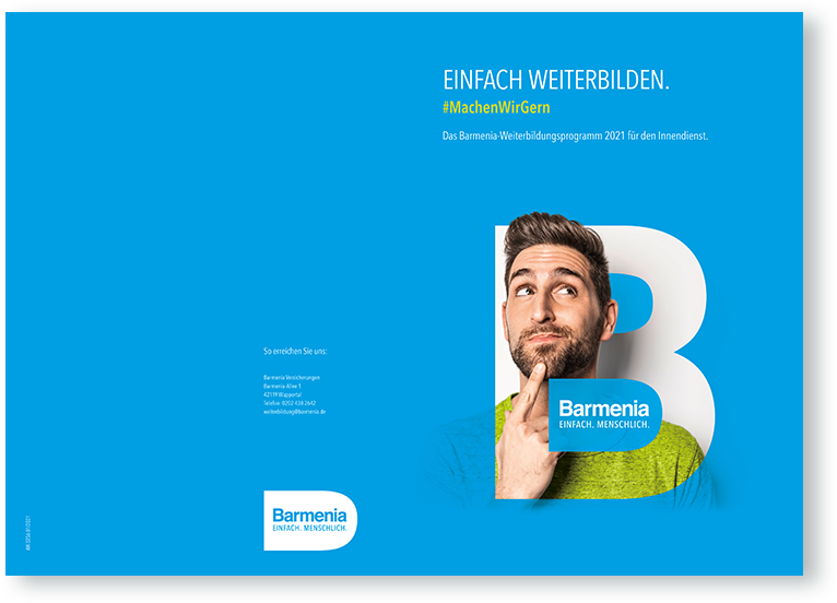 Cover des Weiterbildungsprogramm der Barmenia