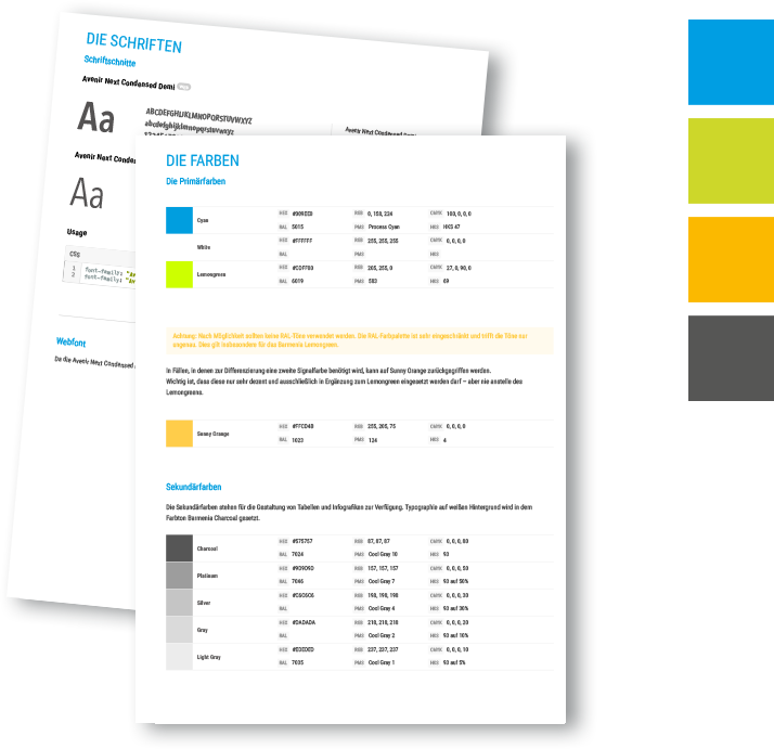 Styleguide der Barmenia Versicherungs AG