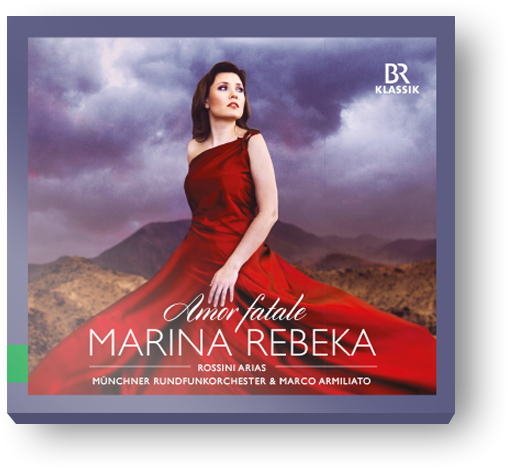 Gestaltung der CD Amor fatale von Gioachino Rossini mit Marina Rebeka unter der Leitung von Marco Armiliato für den Bayerischen Rundfunk