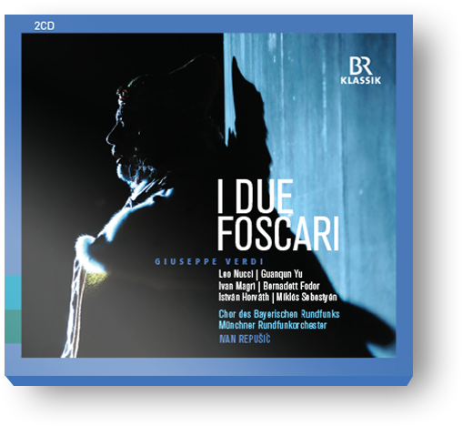 Gestaltung der CD mit I due Foscari von Guiseppe Verdi unter der Leitung von Ivan Repusic für den Bayerischen Rundfunk