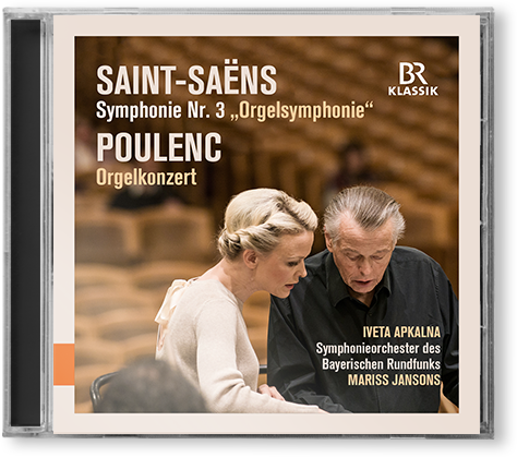 CD-Gestaltung – Mariss Jansons mit Iveta Apkalna und dem Symphonieorchester des Bayerischen Rundfunks.