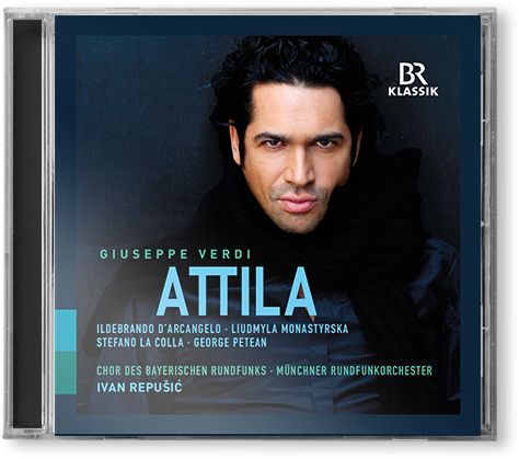 CD-Gestaltung des Attila von Guiseppe Verdi
