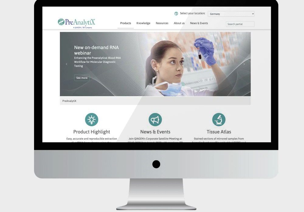 Screenshot TYPO3 Website PreAnalytiX Screenshot TYPO3 Website PreAnalytiX