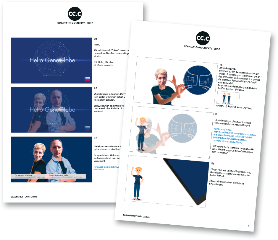 Storyboard Imagevideo QIAGEN Plattform Storyboard Imagevideo QIAGEN Plattform