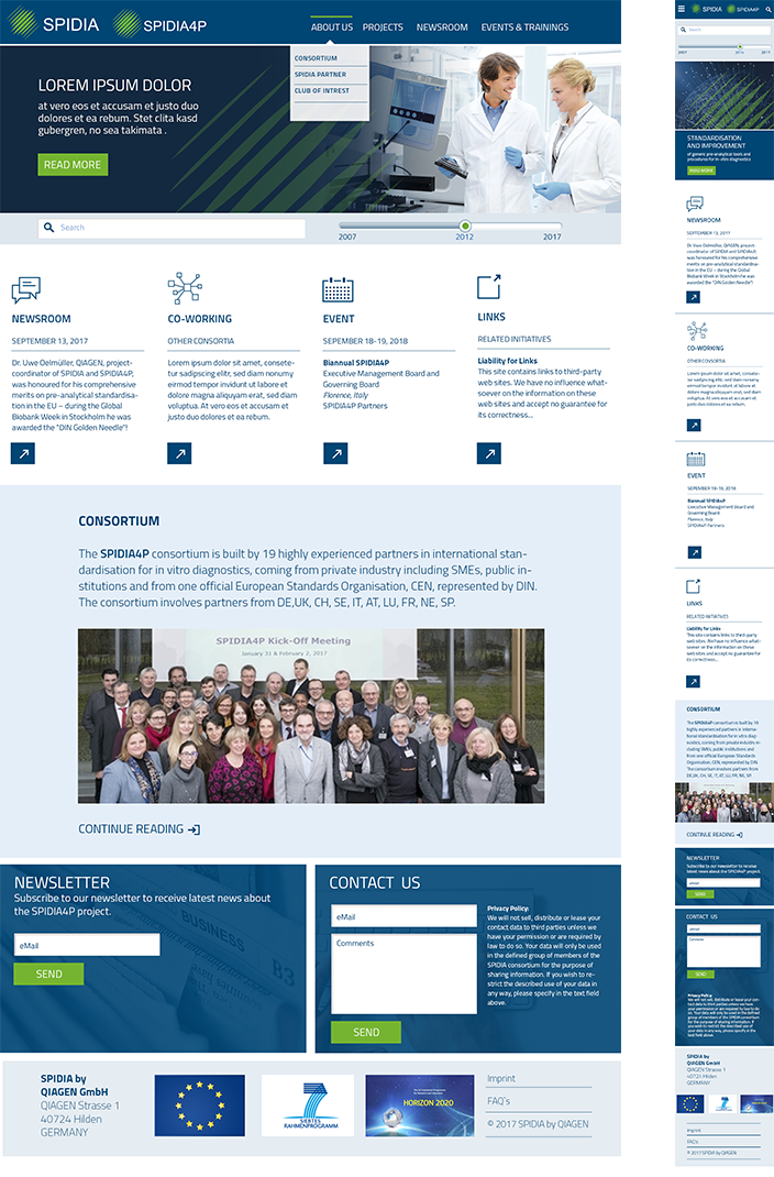 Entwurf TYPO3 Website Entwurf TYPO3 Website