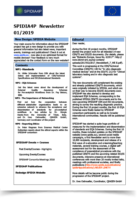 PDF Newsletter vor dem Relaunch PDF Newsletter vor dem Relaunch
