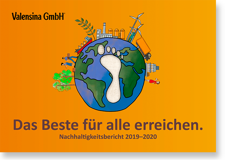 Inhaltsbild Nachhaltigkeitsbericht Valensina Inhaltsbild Nachhaltigkeitsbericht Valensina
