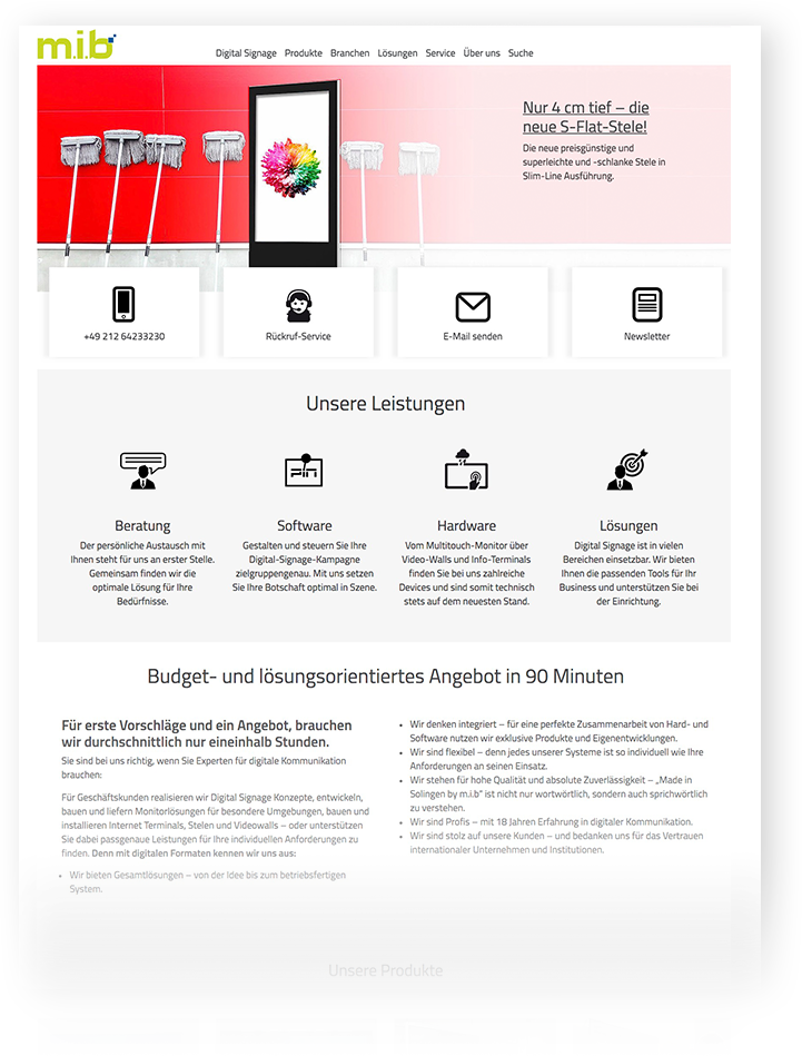 Inhaltsbild Projekt TYPO3 m.i.b. Inhaltsbild Projekt TYPO3 m.i.b.