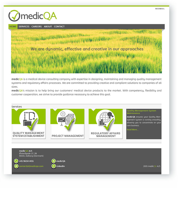 Screenshot TYPO3 Webseite Screenshot TYPO3 Webseite