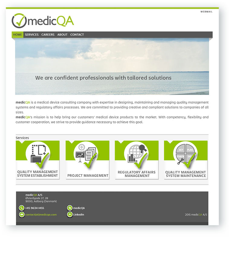 TYPO3 Webseite Screenshot TYPO3 Webseite Screenshot
