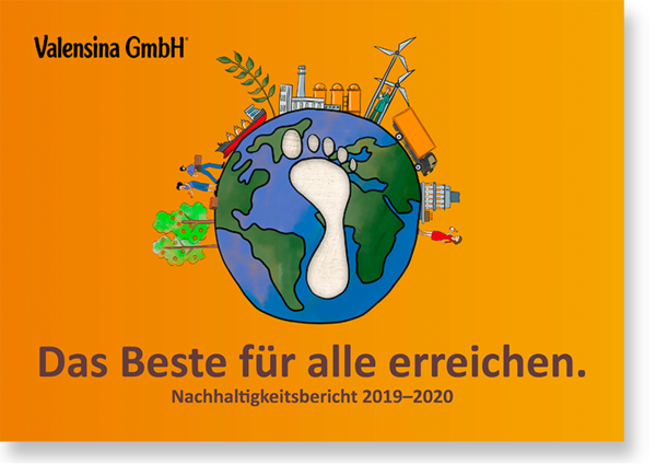 Inhaltsbild Nachhaltigkeitsbericht Valensina Inhaltsbild Nachhaltigkeitsbericht Valensina