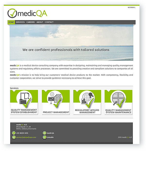 TYPO3 Webseite Screenshot TYPO3 Webseite Screenshot